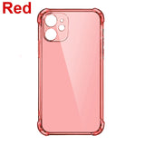 Thick Shockproof Silicone Phone Case For iPhone 13 12 11 Pro Xs Max X Xr lens Protection Case on iPhone 7 8 Plus Case Back Cover